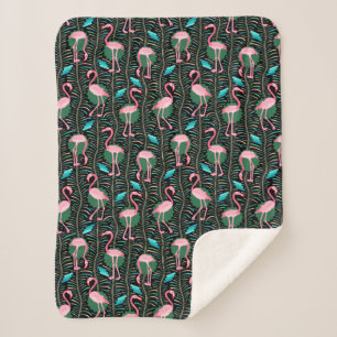 Deko-Farne der Flamingo-Vogel-20s kopieren Sherpadecke