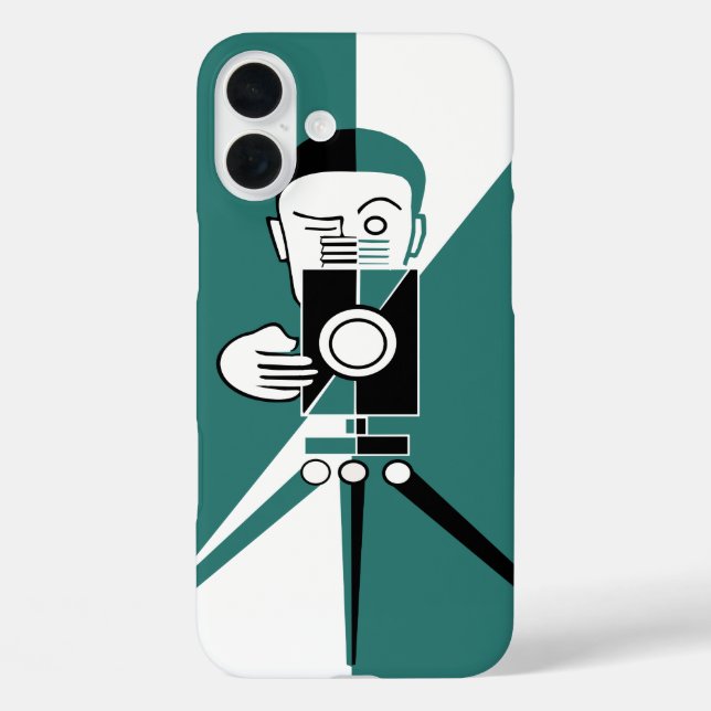 Deko-Fotograf und -Kamera Case-Mate iPhone Hülle (Rückseite)