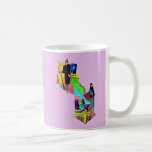 Deko-Frauen der 1930er Jahre drucken Tasse