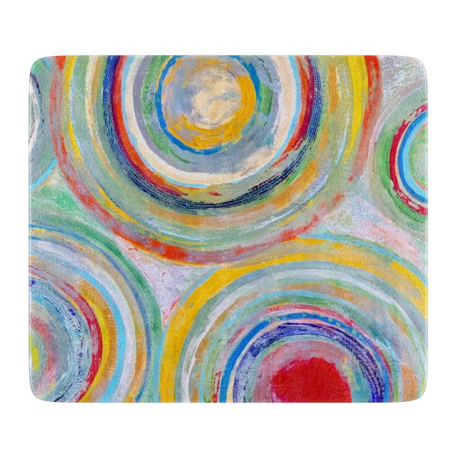 Deko-Glasschneidplatte abspulen Schneidebrett (Vorderseite)