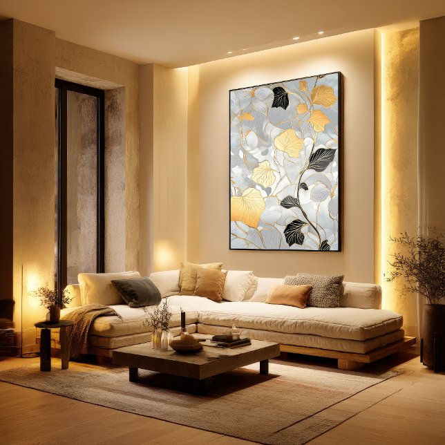 Deko Gold und Black Leaf Muster (Von Creator hochgeladen)