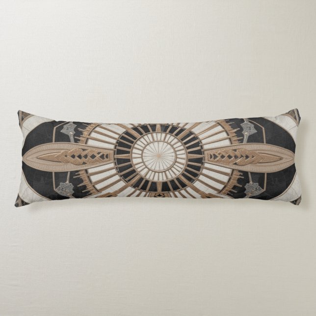 Deko Golden Dash Seitenschläferkissen (Vorderseite)