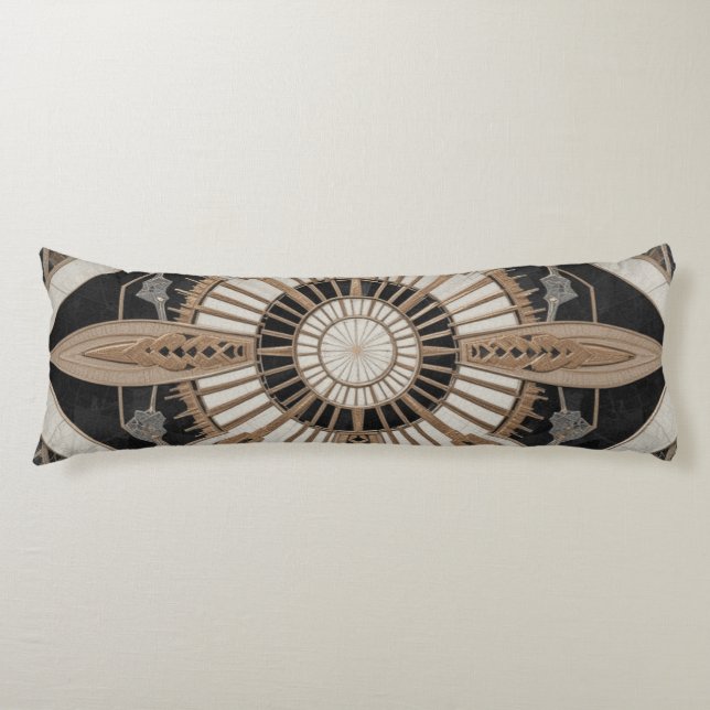 Deko Golden Dash Seitenschläferkissen (Vorderseite)