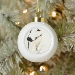 Deko Greyhound Ornament von Hevener