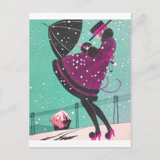 Deko Illustration Postkarte