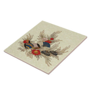 Deko im asiatischen Ozean Fliese