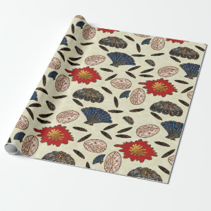Deko im asiatischen Ozean Geschenkpapier
