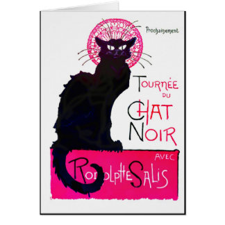 Deko-Katzen-Rosa und Schwarzes