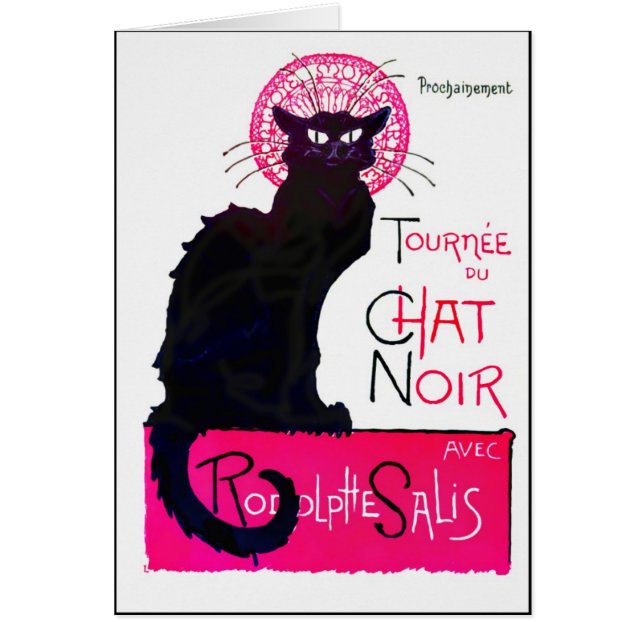 Deko-Katzen-Rosa und Schwarzes (Vorne)