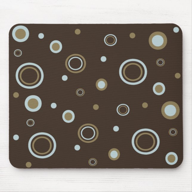 Deko-Kreise Mousepad (Vorne)
