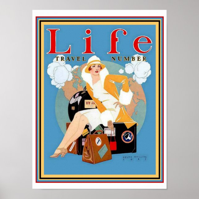 Deko Life Travel Cover - Coles Phillips 12 x 16 (Vorne)