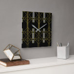 Deko Luxuskunst Quadratische Wanduhr<br><div class="desc">Sie erhalten luxuriöse Deko-Wanduhren für Ihre Wohnzimmerdekoration,  Art Deko Wanduhren für Schlafzimmer,  Art Deko Wanduhren</div>