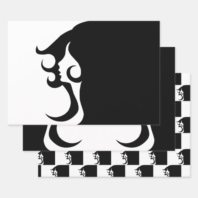 Deko Mod Woman Geschenkpapier Set (Set)