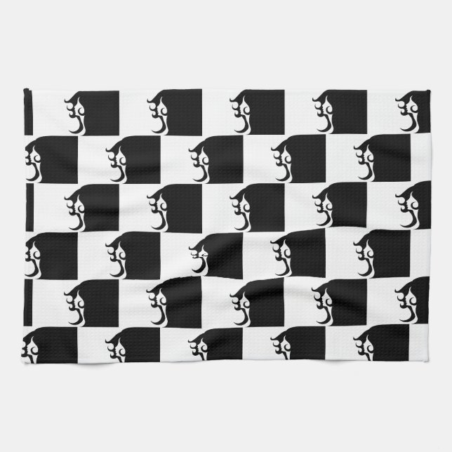 Deko Mod Woman Geschirrtuch (Horizontal)