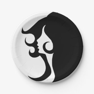 Deko Mod Woman Pappteller