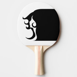 Deko Mod Woman Ping Pong Paddle Tischtennis Schläger
