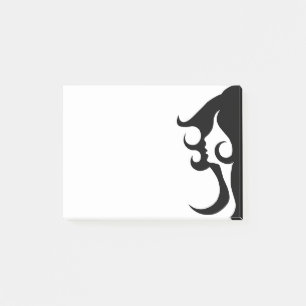 Deko Mod Woman Post-it Klebezettel