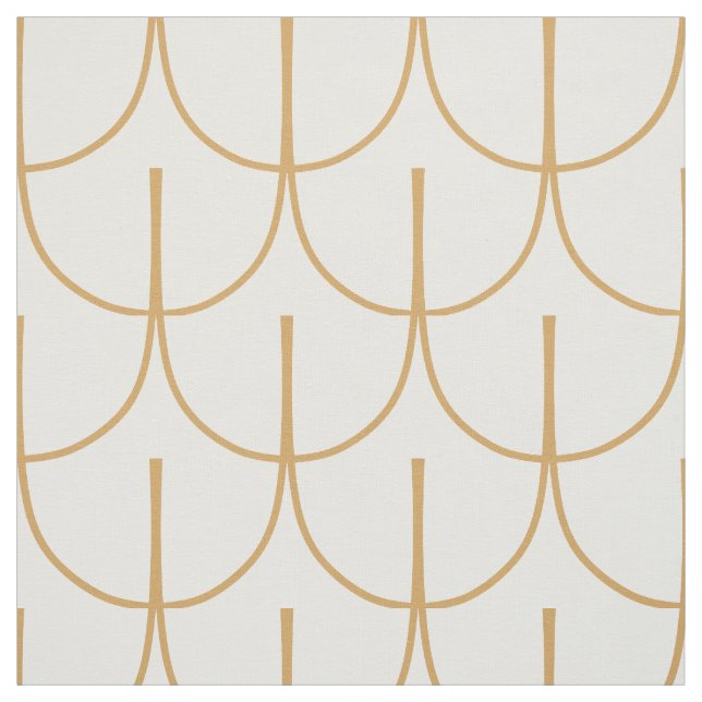 Deko-Muster aus Gold und Weiß Stoff (Muster)