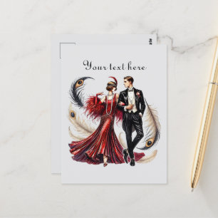 Deko niedlicher Art fügen Text hinzu Postkarte