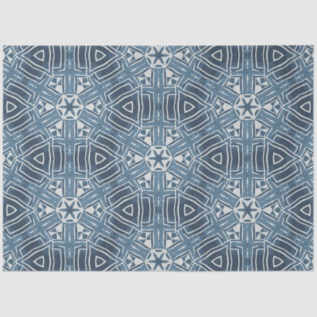 Deko-Papier für afrikanische Indigo-Möbel Seidenpapier (Vorderseite)