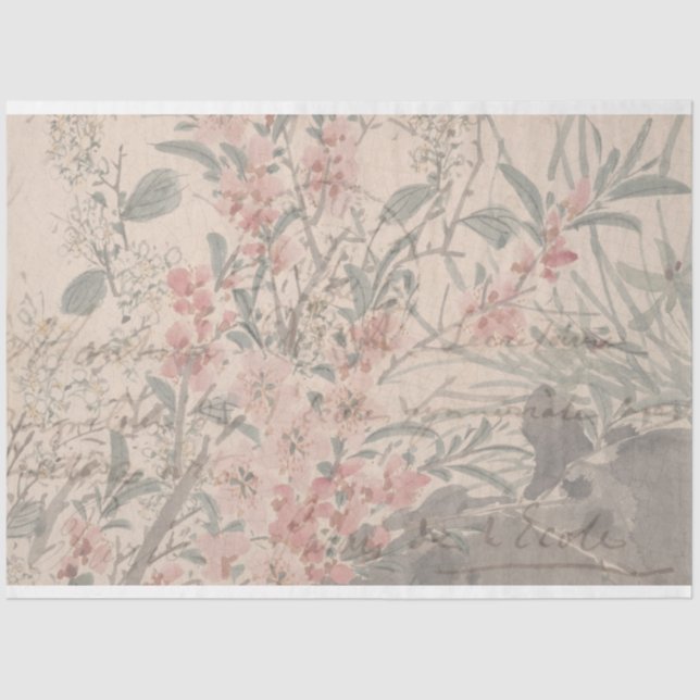 Deko-Papier für Blumenzettel Seidenpapier (Vorderseite)