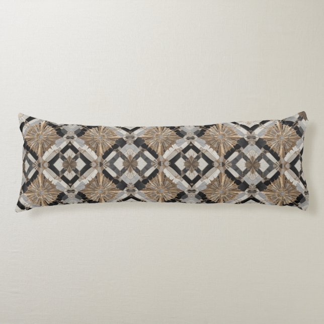 Deko Rhomb Seitenschläferkissen (Vorderseite)