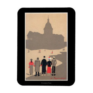 Deko SceneParis, Frankreich Le Pantheon Art Magnet
