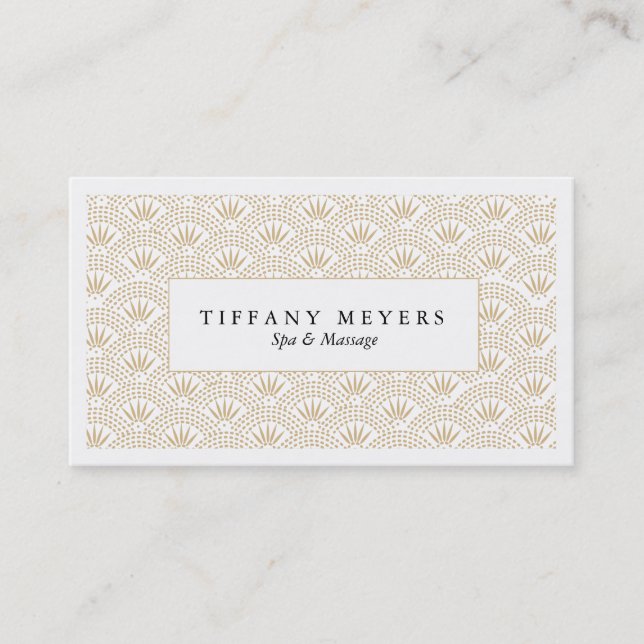 Deko Seigaiha Business Cards Visitenkarte (Vorderseite)