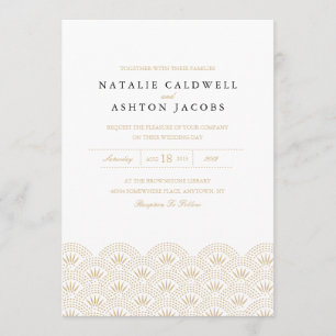 Deko Seigaiha Wedding Einladung