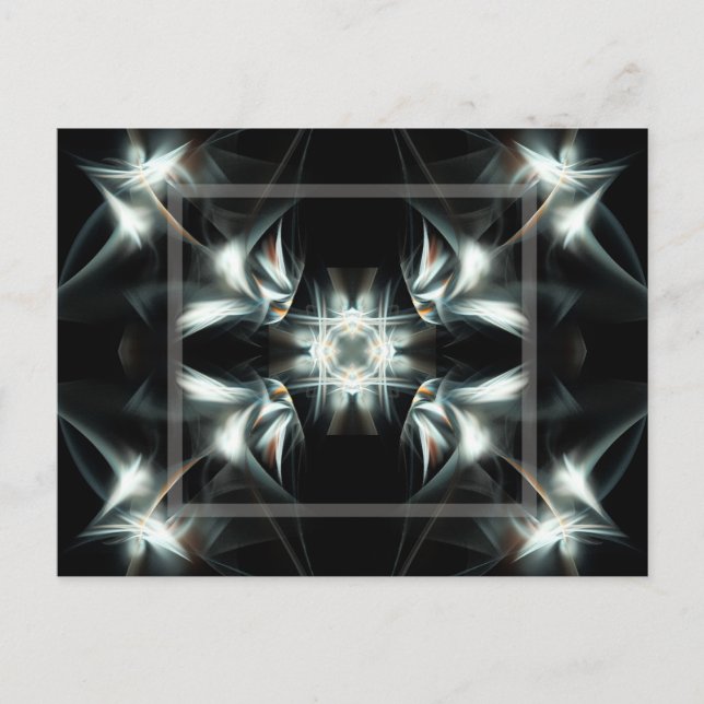 Deko Star Postkarte (Vorderseite)