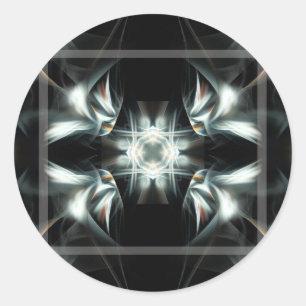 Deko Star Runder Aufkleber