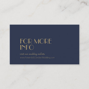 Deko   Website zur Hochzeit der Dunklen Marine Begleitkarte