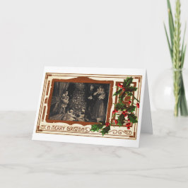 Deko Weihnachten Vintage Familie Viktorianisch HOl