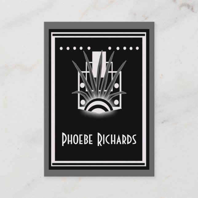 Dekoblatt Visitenkarte (Vorderseite)