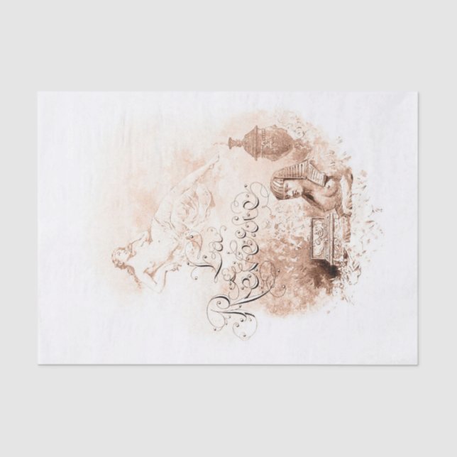 Dekodierung der klassischen Kunst Seidenpapier (Vorderseite)