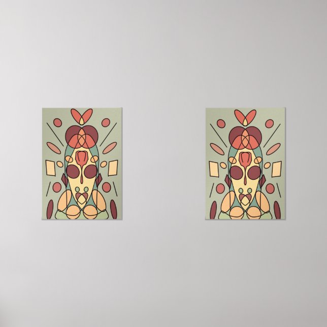 Dekokissen Bilderwand Sets (Vorderseite)