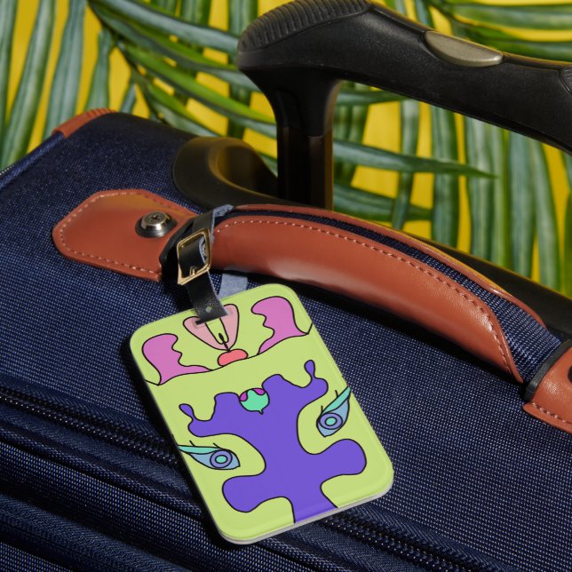 Dekokissen Gepäckanhänger (Vorderseite Insitu 1)