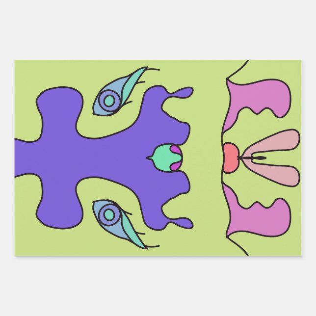 Dekokissen Geschenkpapier Set (Vorderseite)