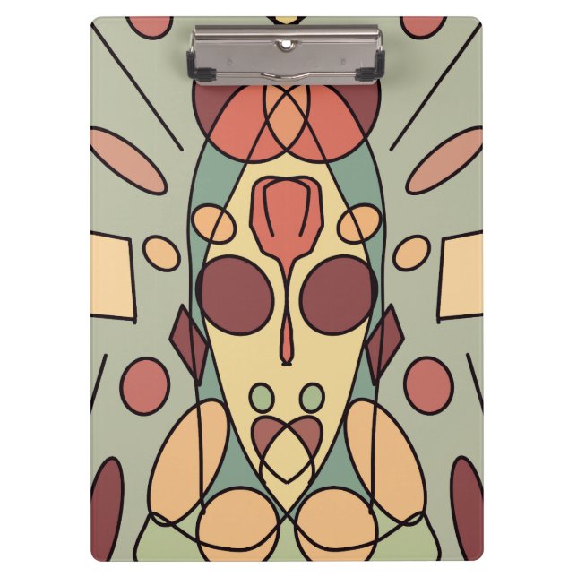 Dekokissen Klemmbrett (Vorderseite)