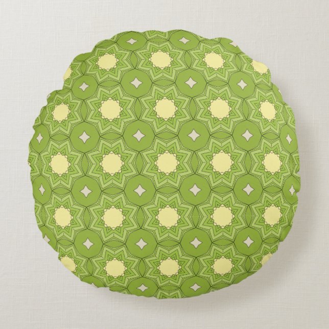 Dekokissen mit geometrischem Muster (Vorderseite)