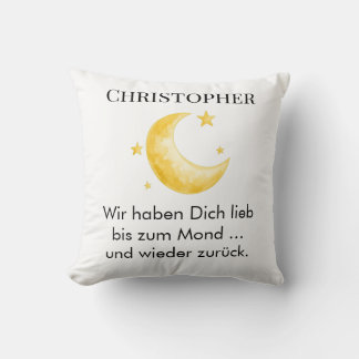 Dekokissen mit Name individuell