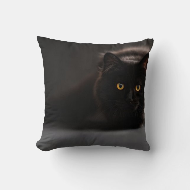 Dekokissen| niedliche schwarze Katzen - Designs Kissen (Vorderseite)