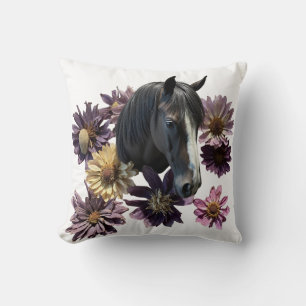 Dekokissen Pferd Flower