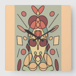 Dekokissen Quadratische Wanduhr