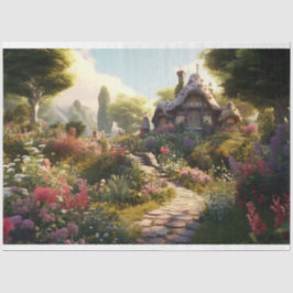 Dekopapier der verzauberten Hütte 1 Seidenpapier