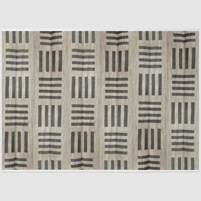 Dekopapier für afrikanische Textilmöbel Seidenpapier (Vorderseite)