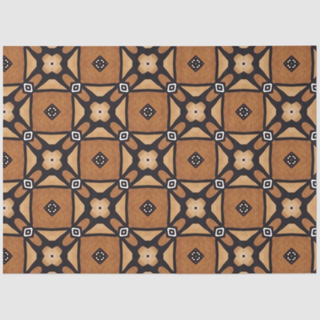 Dekopapier für afrikanische Textilmöbel Seidenpapier (Vorderseite)