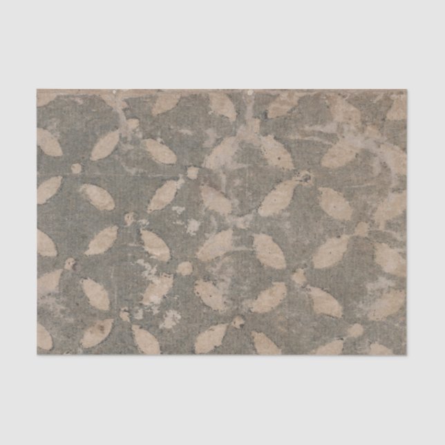 Dekopapier für die grüne Flora Seidenpapier (Vorderseite)