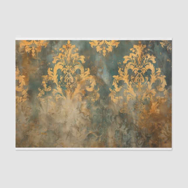 Dekopapier für Rustikale Damasmöbel Seidenpapier (Vorderseite)