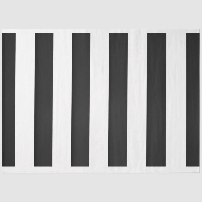 Dekopulationspapier mit schwarzen und weißen Strei Seidenpapier (Vorderseite)